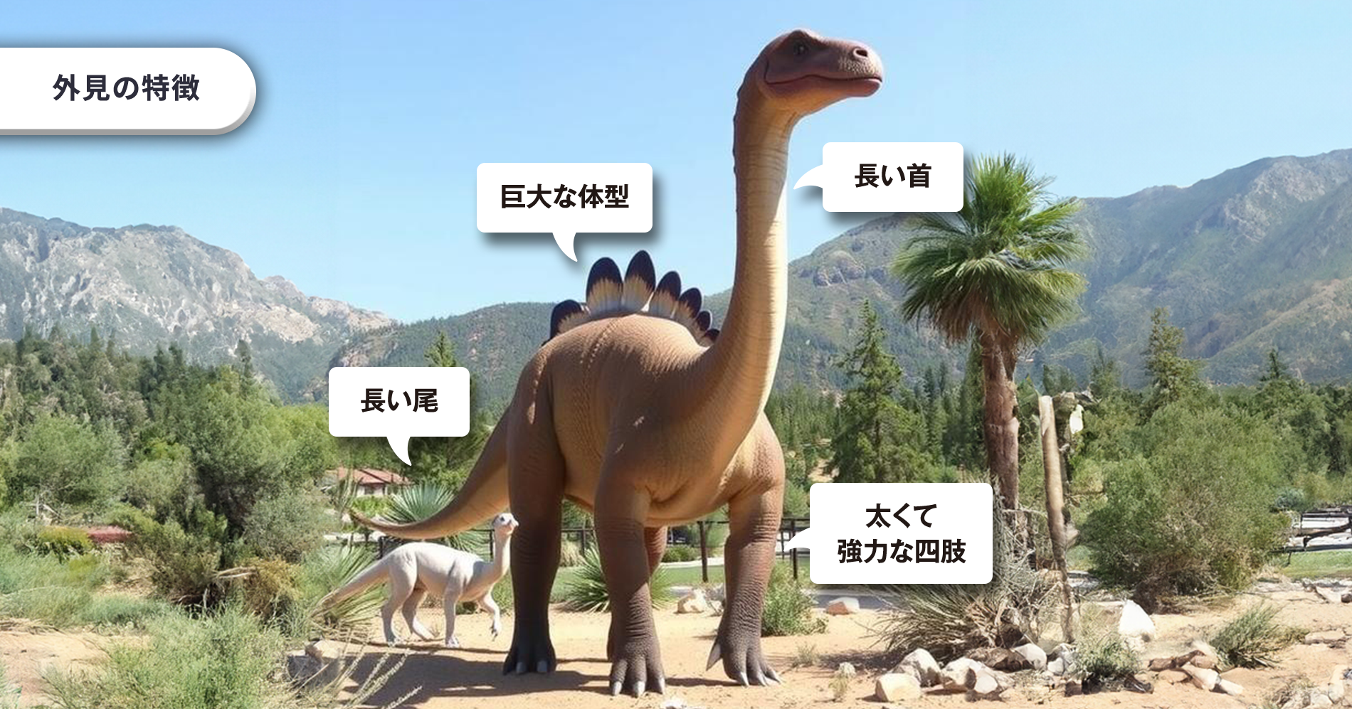 アパトサウルス外見の特徴