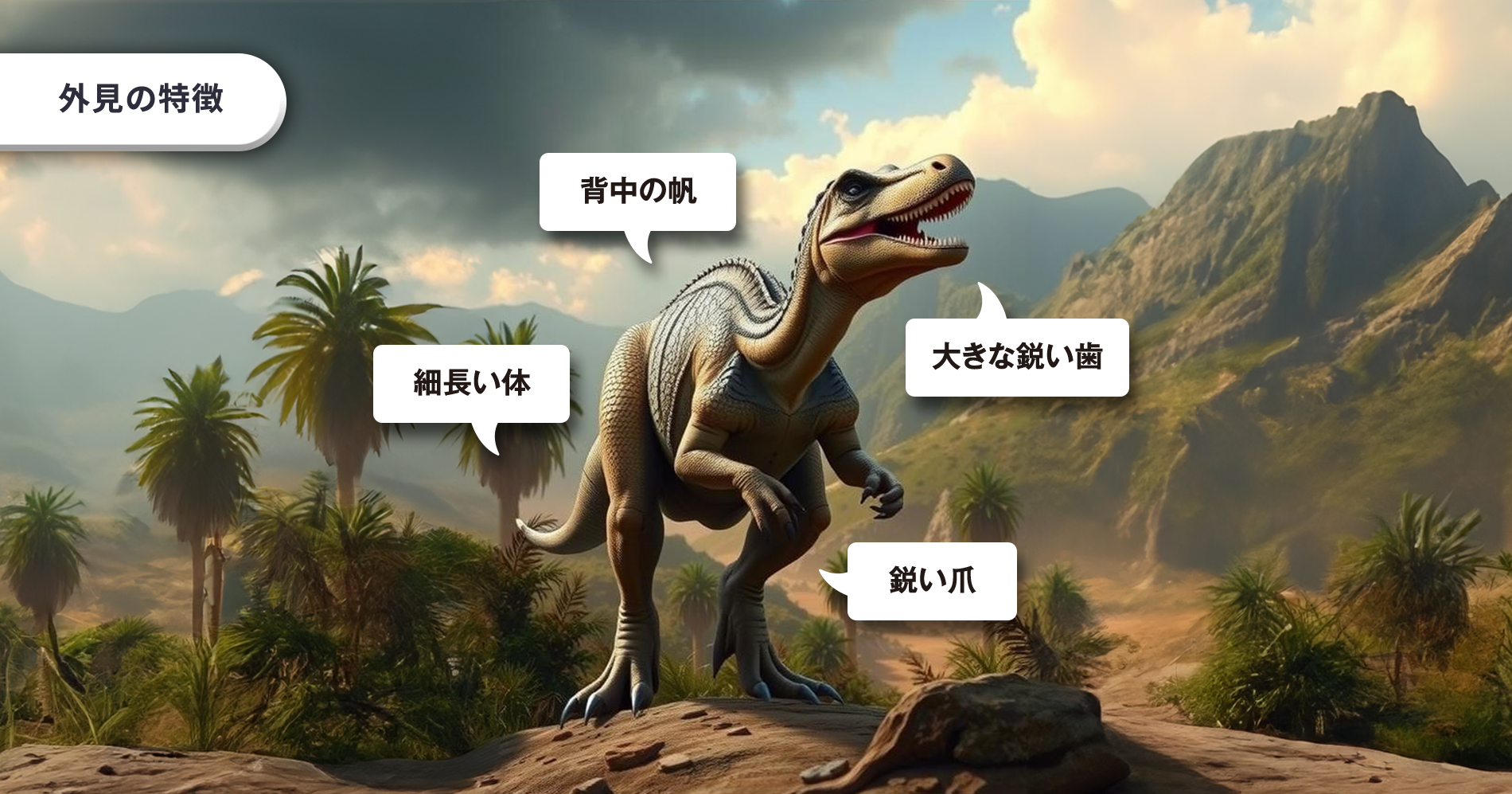 バリオニクス外見の特徴