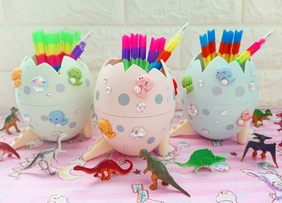 【11月15日　藤沢市】恐竜たまごのデコペンホルダーづくり