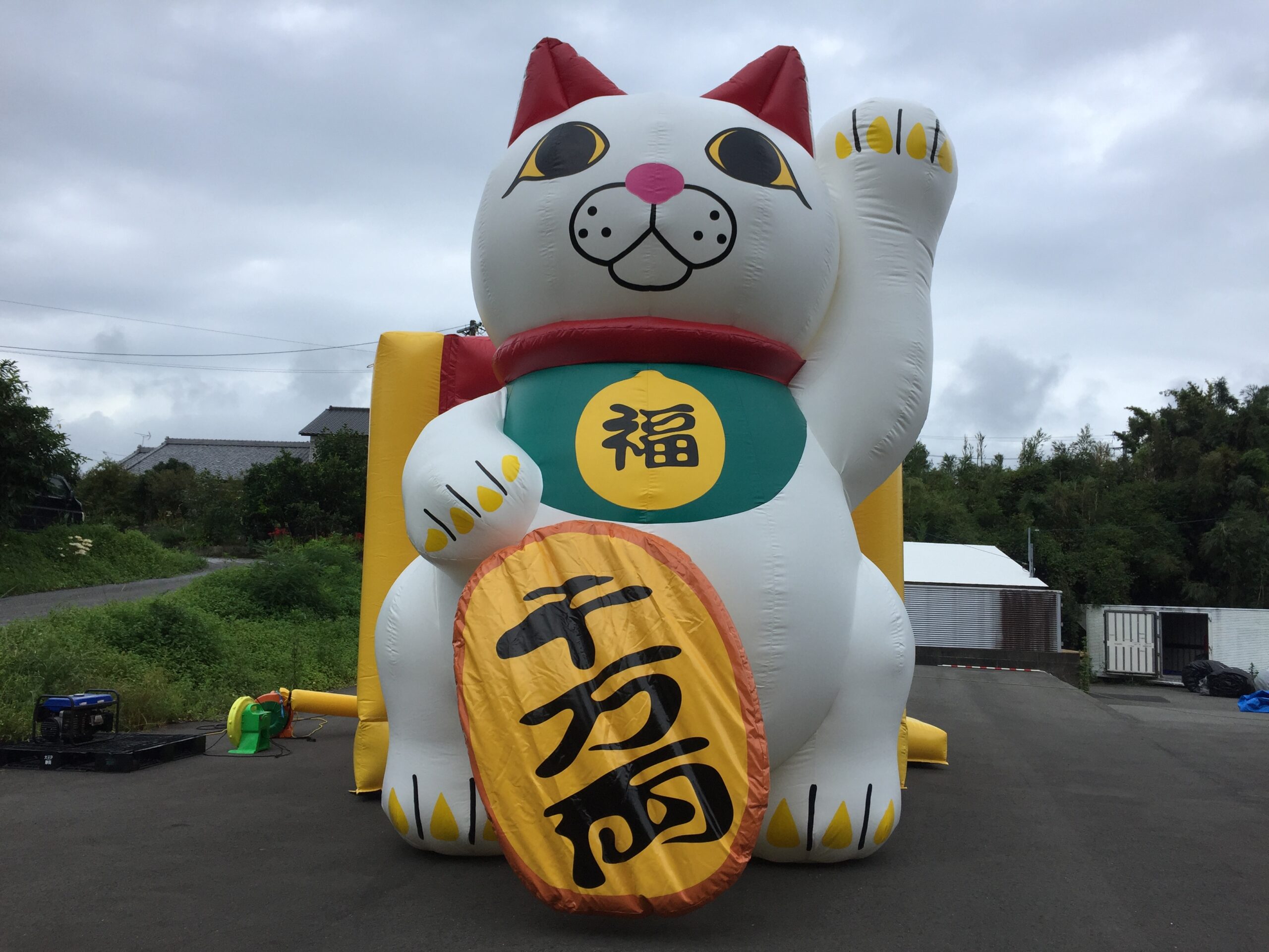 【1月10・11・12日　松本市】ふわふわビッグフェイス招き猫