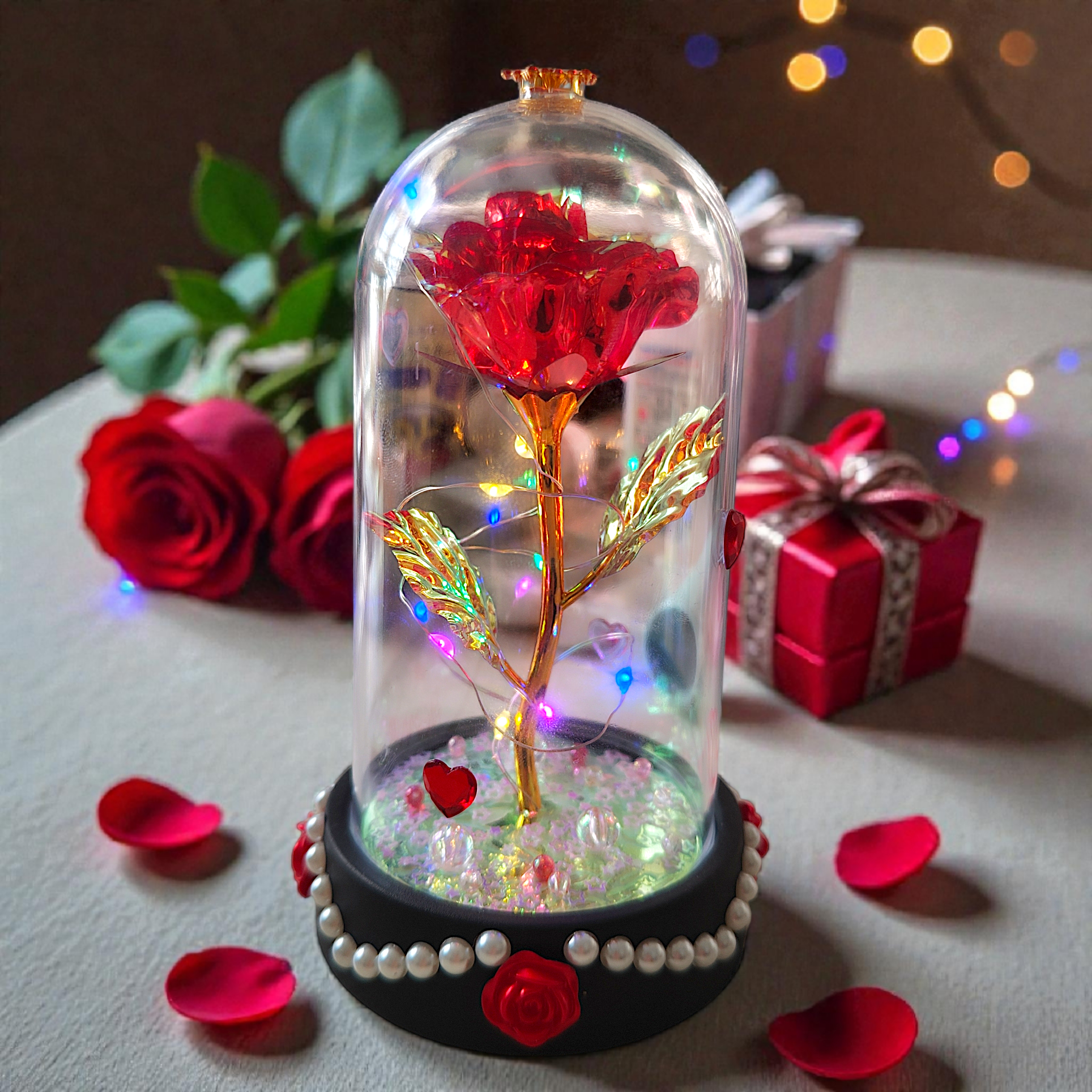 【2月8日　江東区】煌めきローズのバレンタインランプづくり