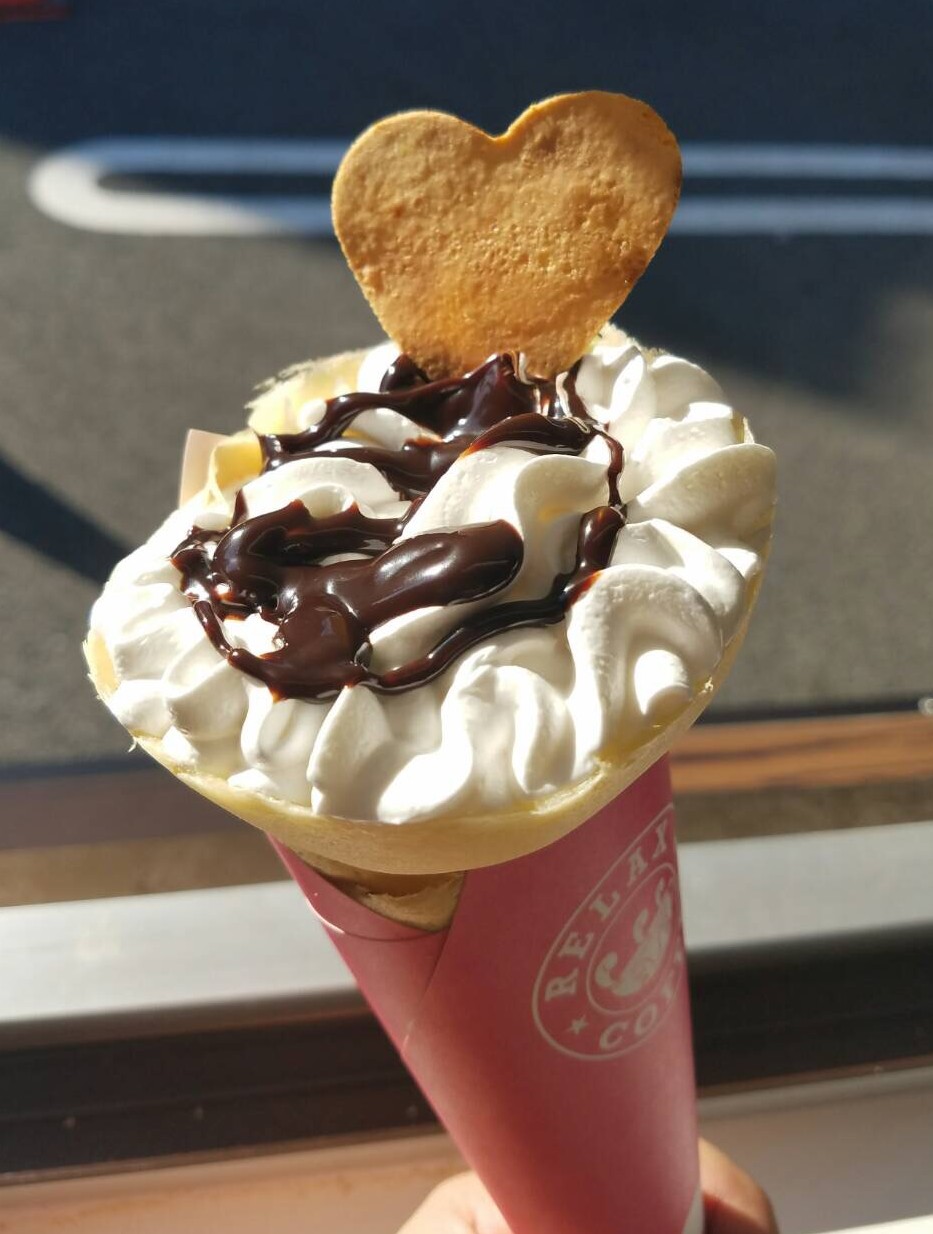 【2月14日　千葉市花見川区】チョコクレープサービス