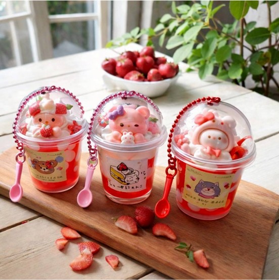 【4月26日　茨城県神栖市】苺のミニパフェチャームを作ろう♪