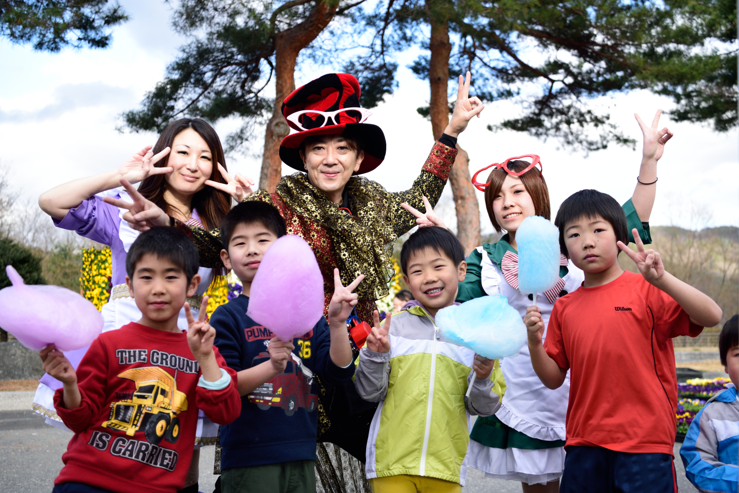 【5月3日　長野県長野市】Cotton Magic のカラフル綿菓子アートショー＆プレゼント