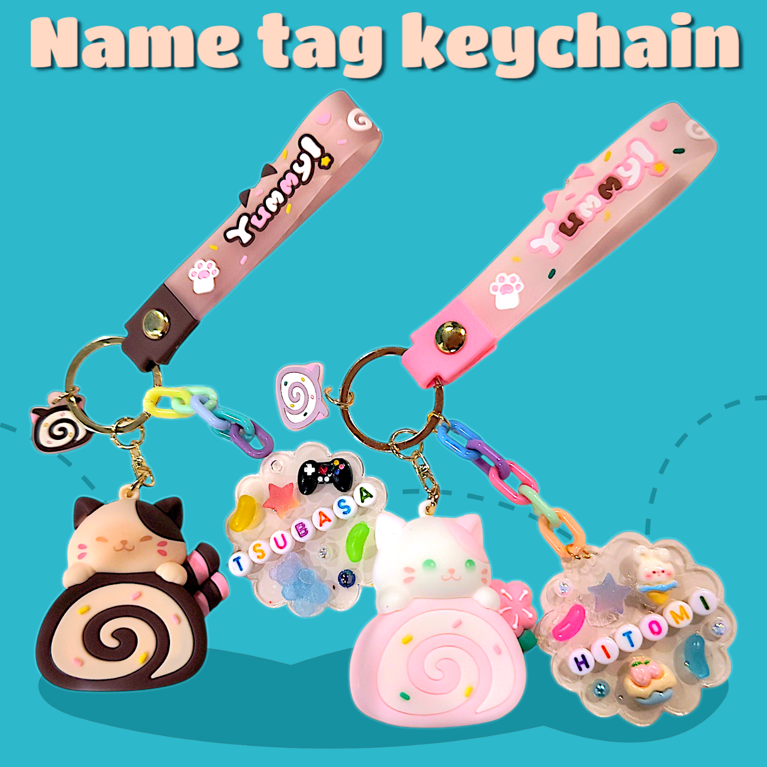 【4月19日　東京都江東区】にゃんこロールケーキのネームタグホルダーづくり