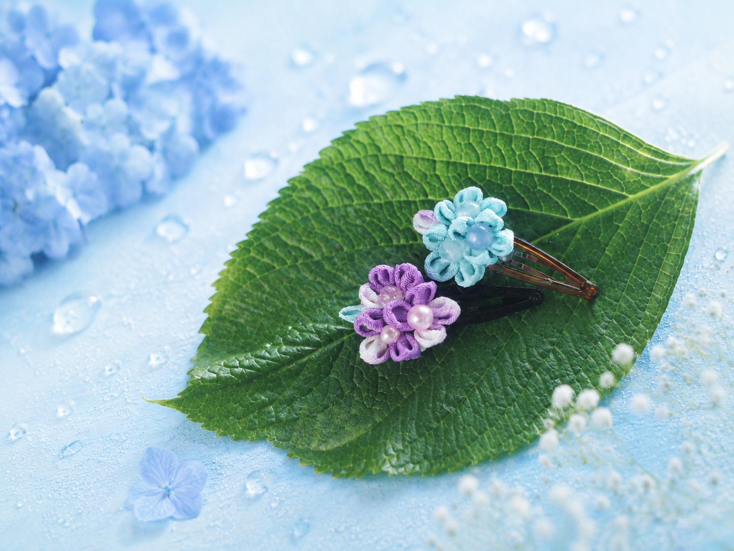 【6月7日　東京都墨田区】つまみ細工で作る！紫陽花アクセサリー！