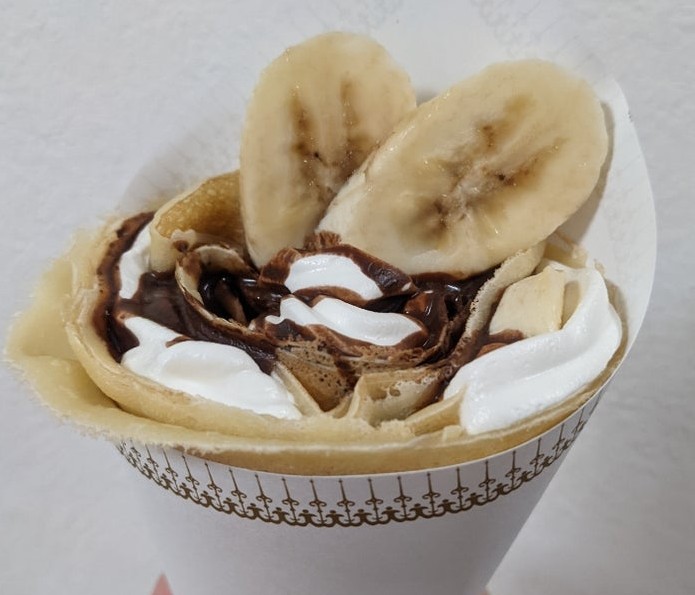 【5月10日　茨城県神栖市】チョコバナナクレープサービス