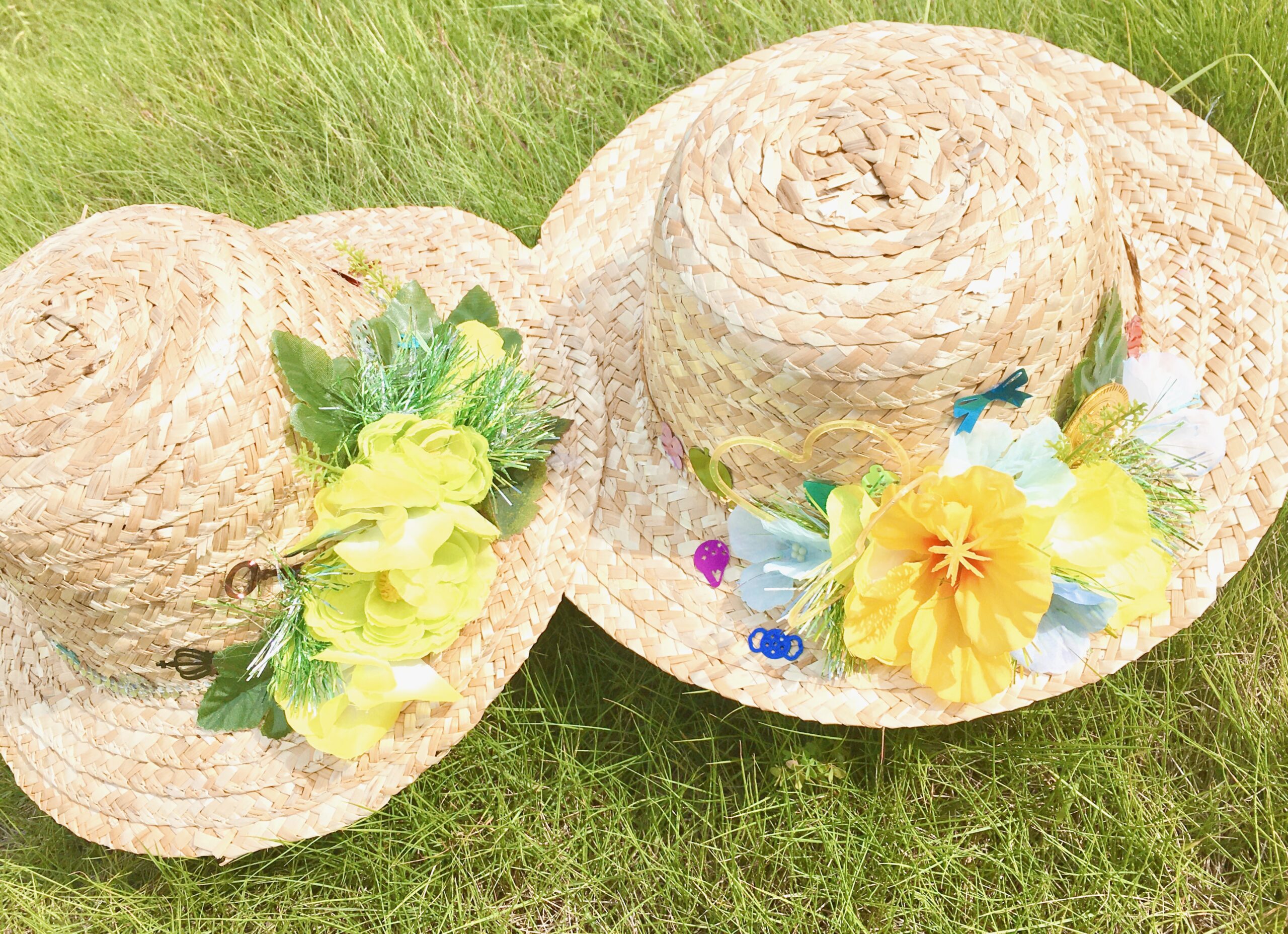【7月12日　東京都足立区】夏にぴったり♪麦わら帽子アレンジメント