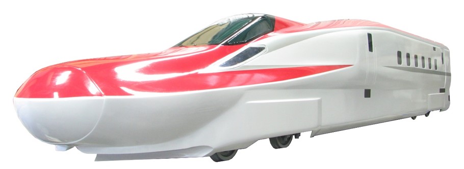 【9月22日　茨城県神栖市】レール式新幹線こまちに乗って出発進行！