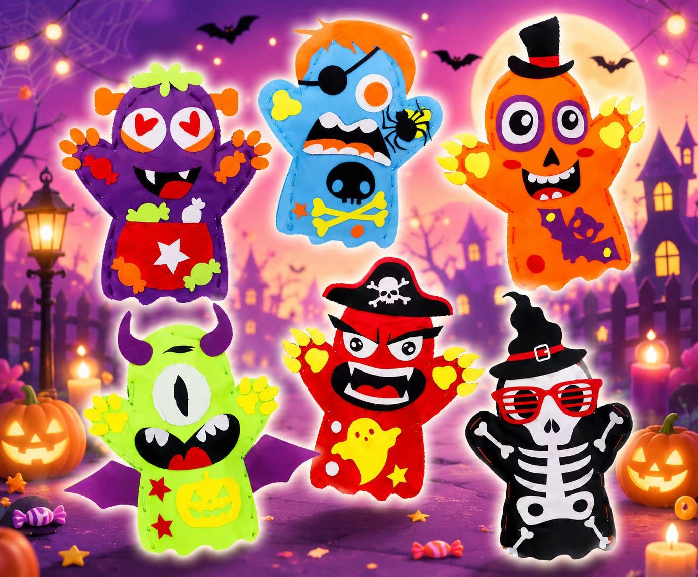 【10月３日　千葉県花見川区】ハロウィンモンスターパペットを作ろう！